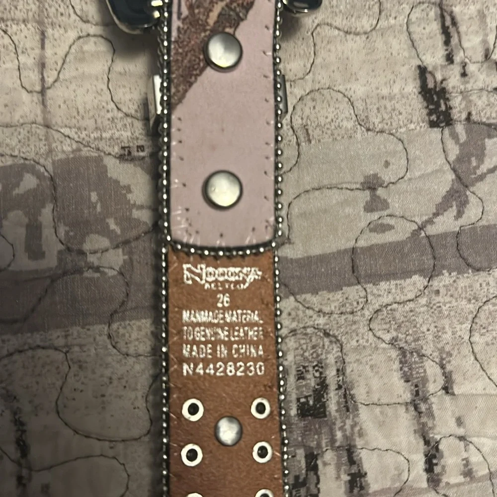Nocona pink camo belt, size 26 - Picture 4 of 4